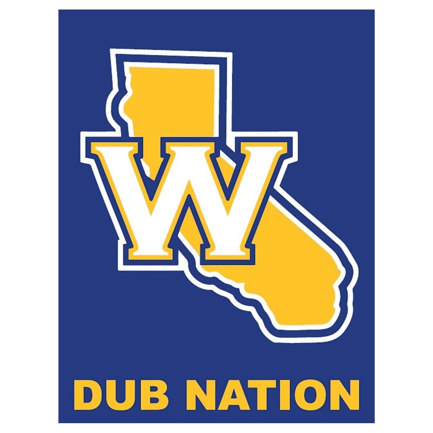 NBA Golden State Warriors DUBNATION Licensed Twin Silk Touch Blanket Throw - 60" x 80"