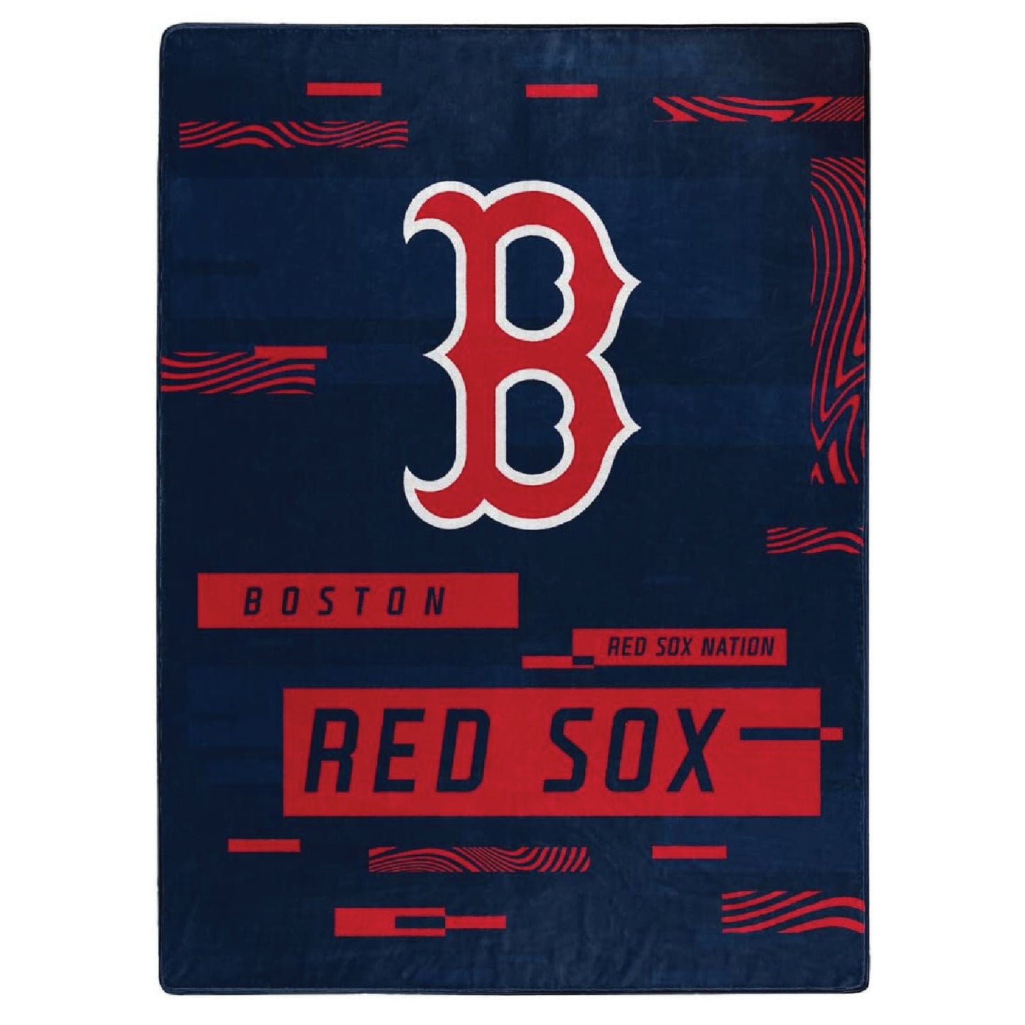 Northwest MLB Boston Red Sox Digitize 60”x80” Super Plush Rachel Blanket