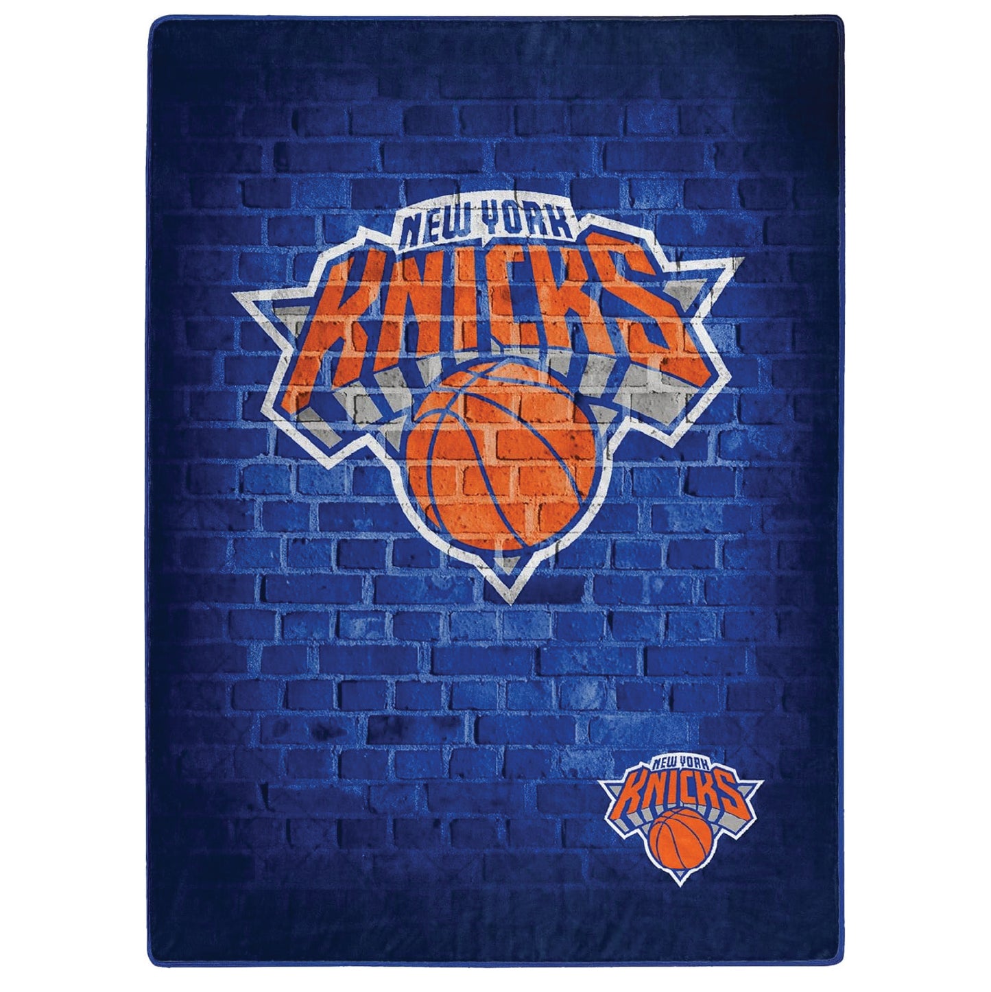 Northwest NBA New York Knicks Raschel Throw Blanket, 60" x 80", Street