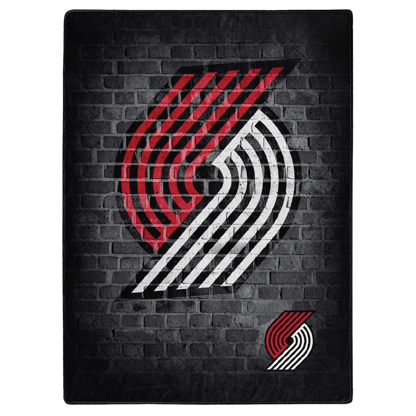 Northwest NBA Portland Trailblazers Raschel Throw Blanket, 60" x 80", Street