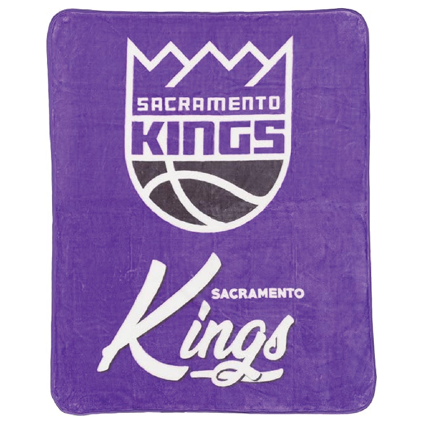 Northwest NBA Sacramento Kings Unisex-Adult Raschel Throw Blanket, 50" x 60", Signature