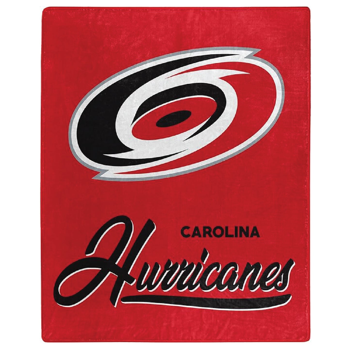 Northwest NHL Carolina Hurricanes Unisex-Adult Raschel Throw Blanket, 50" x 60", Signature