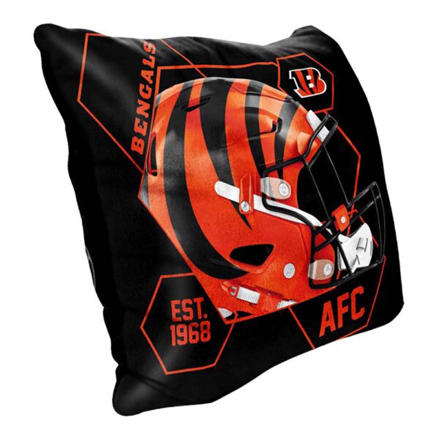 NFL Cincinnati Bengals Velvet Plush 18x18" CUSHION