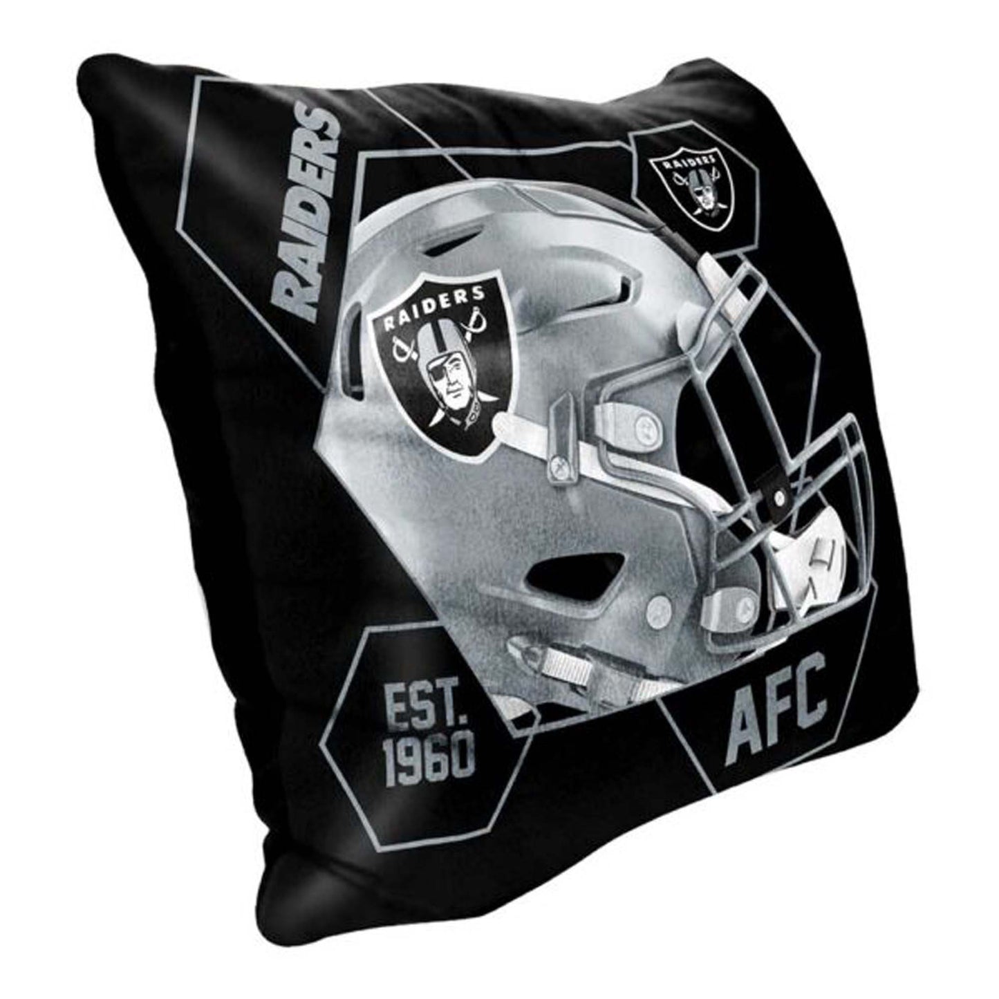 NFL Las Vegas Raiders Velvet Plush 18x18" CUSHION