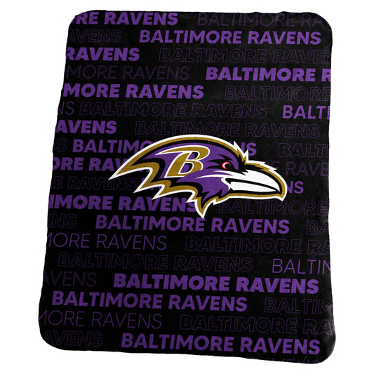 NFL Baltimore Ravens Micro Plush Blanket, 50x60"