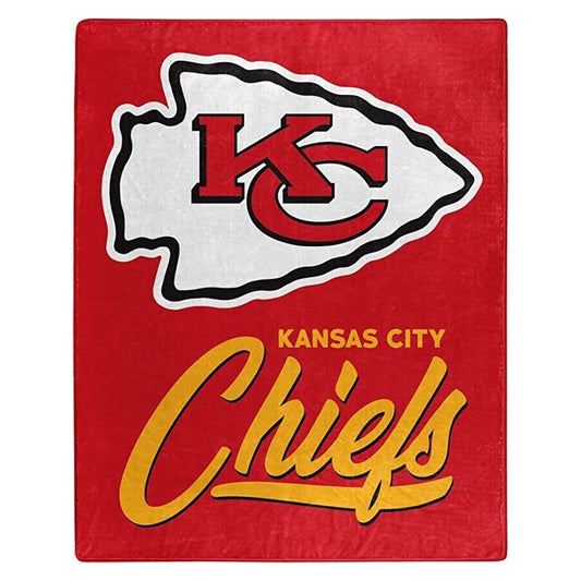 NFL Kansas City Chiefs 50x60" Thick Plush Throw Blanket