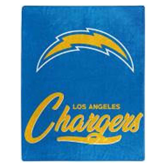 NFL Los Angeles Chargers 50x60" Thick Plush Throw Blanket