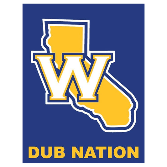 NBA Golden State Warriors DUBNATION Licensed Twin Silk Touch Blanket Throw - 60" x 80"