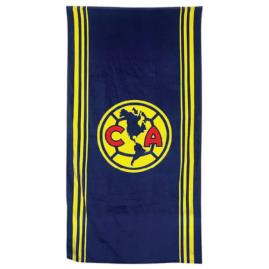 Club De Futbol America Officially Licensed Oversize Beach Towel | XL 34" x 64" | Soft, Absorbent & Vibrant Team Colors