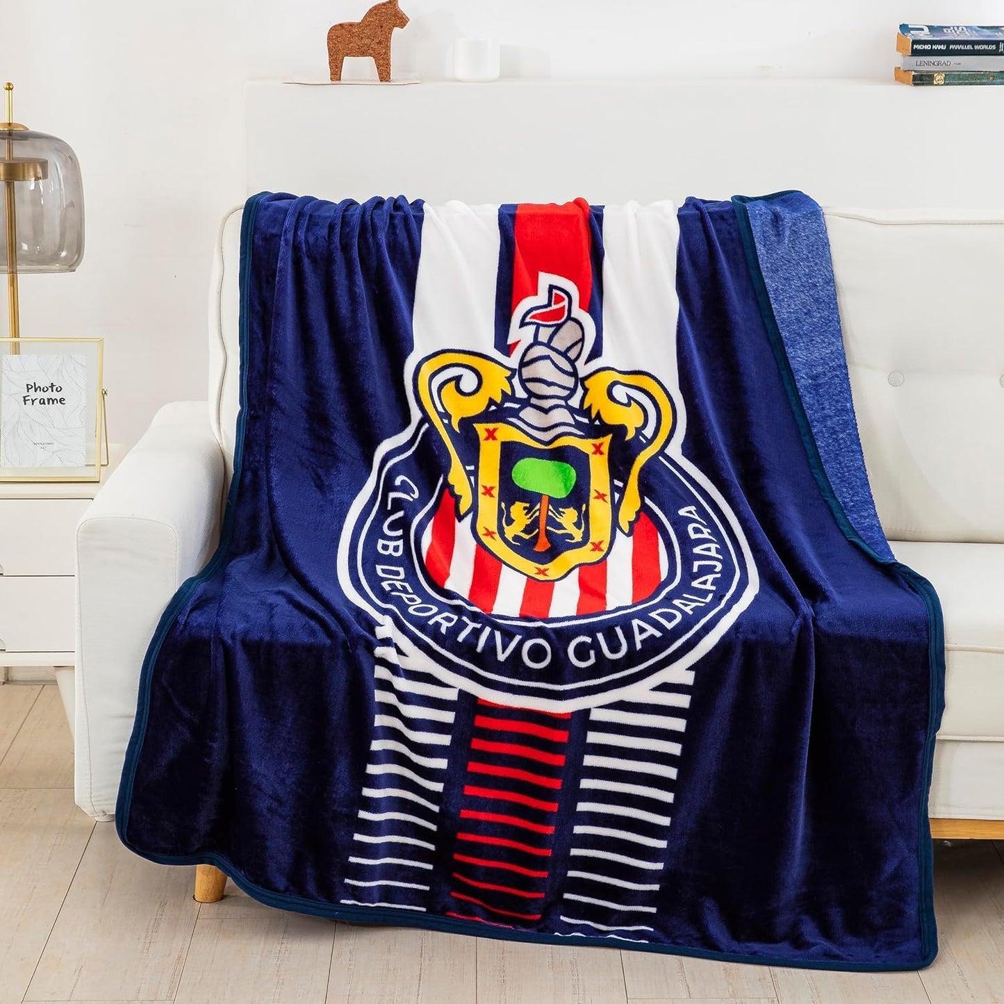 Chivas 220 GSM, Officially Licensed One Ply (Supersoft Fleece) Throw Blanket 50x60