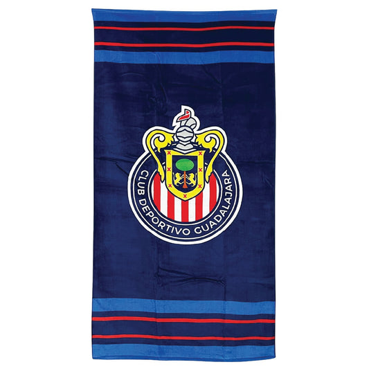 Chivas Officially Licensed Beach Towel | Large 30" x 60" | Soft, Absorbent & Vibrant Team Colors