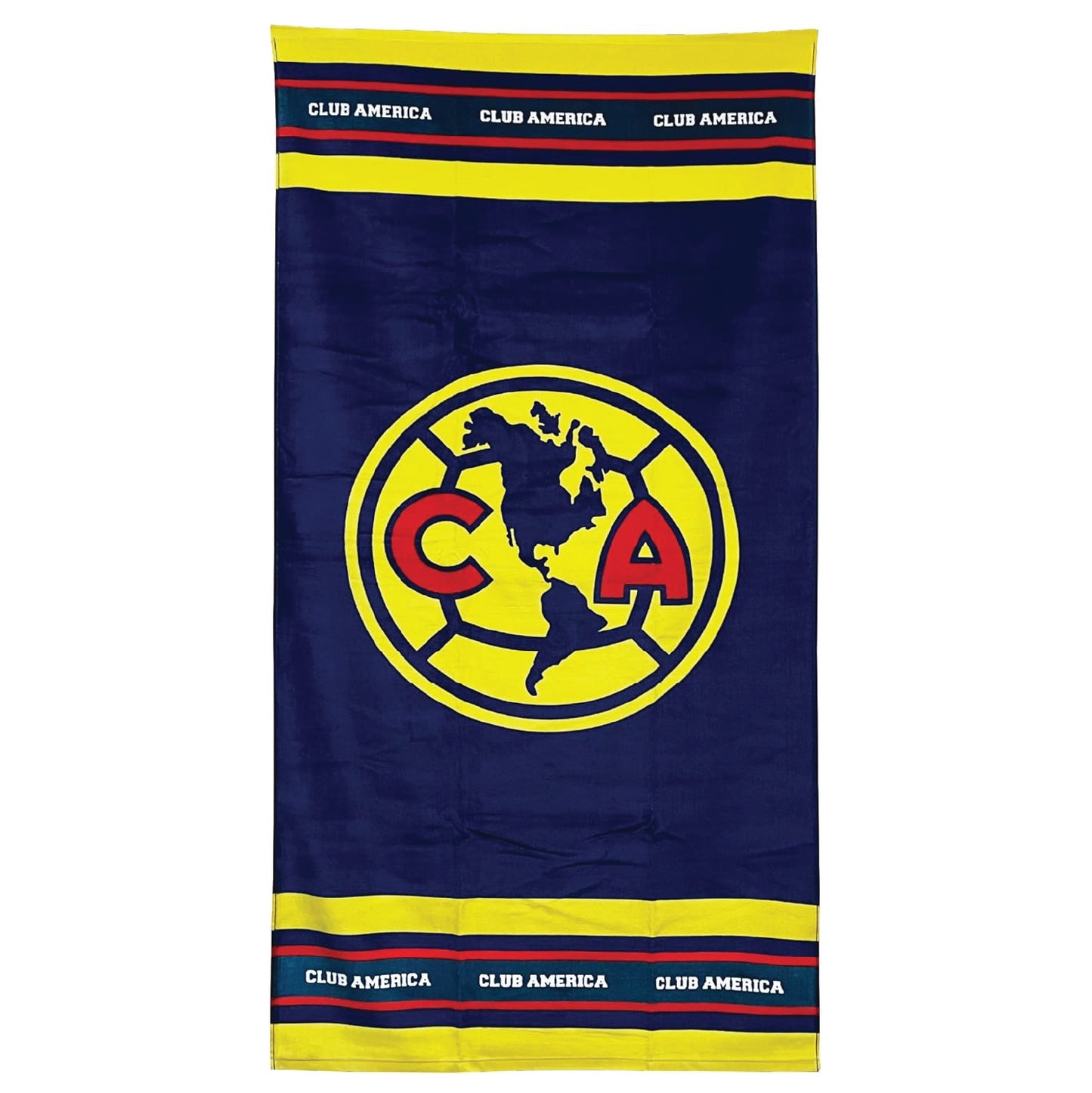 Club De Futbol America Officially Licensed Beach Towel | Large 30" x 60" | Soft, Absorbent & Vibrant Team Colors