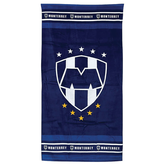 Monterrey Rayado Officially Licensed Beach Towel | Large 30" x 60" | Soft, Absorbent & Vibrant Team Colors