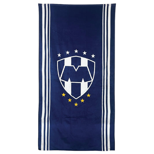 Monterrey Rayado Officially Licensed Oversize Beach Towel | XL 34" x 64" | Soft, Absorbent & Vibrant Team Colors
