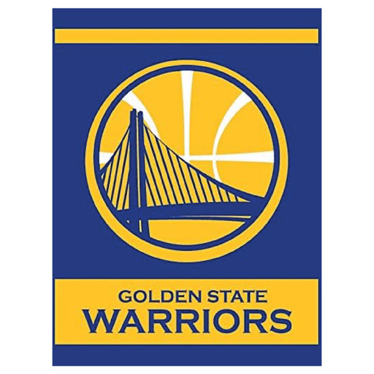 NBA Golden State Warriors Banner Licensed Twin Silk Touch Blanket Throw - 60" x 80"