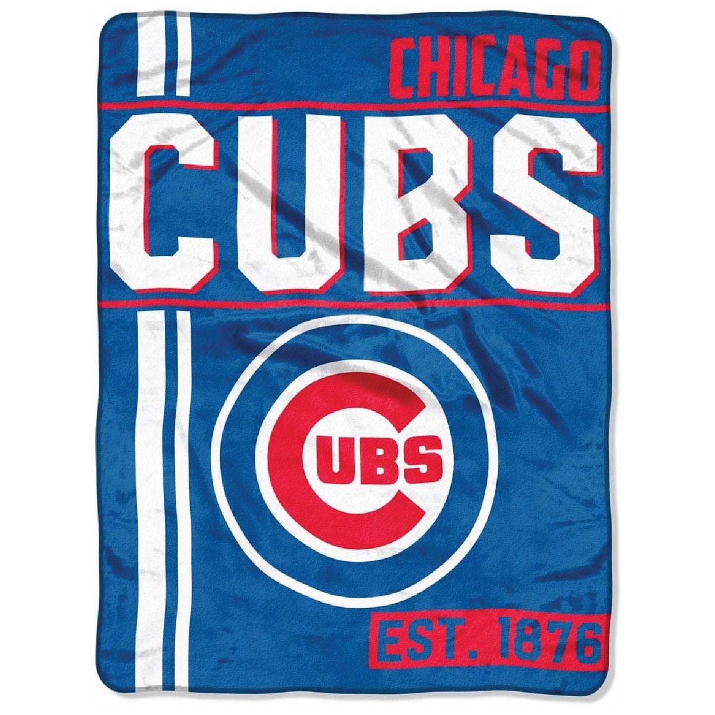 Northwest MLB Chicago Cubs Super Plush Throw Blanket (D132) 46" x 60"