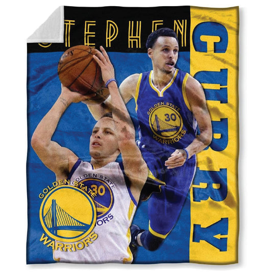 Northwest NBA Golden State Warriors Unisex-Adult Silk Touch Throw Blanket, 50" x 60", Players