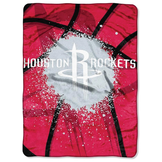 Northwest NBA Houston Rockets Unisex-Adult Raschel Throw Blanket, 60" x 80", Shadow Play