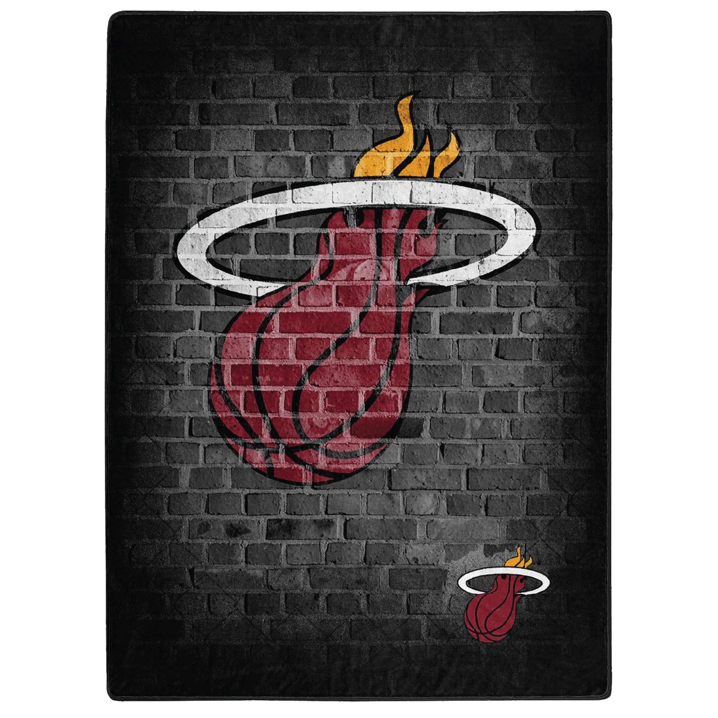 Northwest NBA Miami Heat Raschel Throw Blanket, 60" x 80", Street
