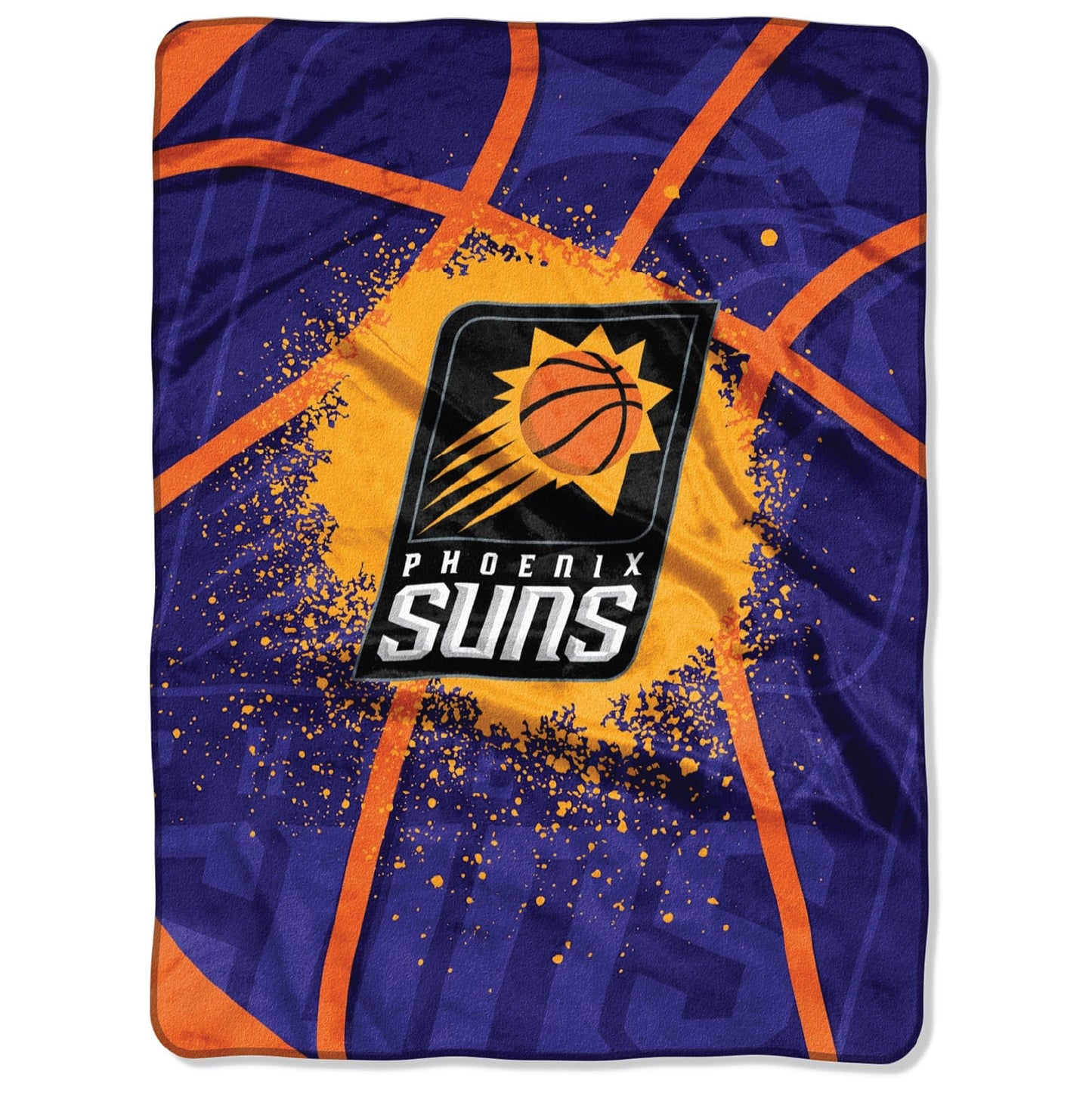 Northwest NBA Phoenix Suns Unisex-Adult Raschel Throw Blanket, 60" x 80", Shadow Play