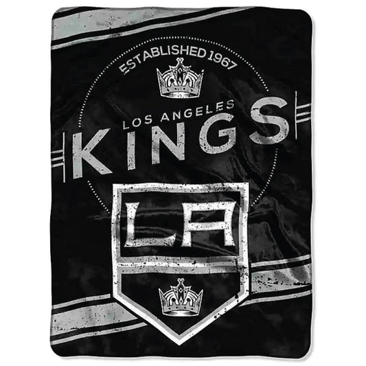 Northwest NHL Los Angeles Kings Unisex-Adult Raschel Throw Blanket, 60" x 80", Stamp