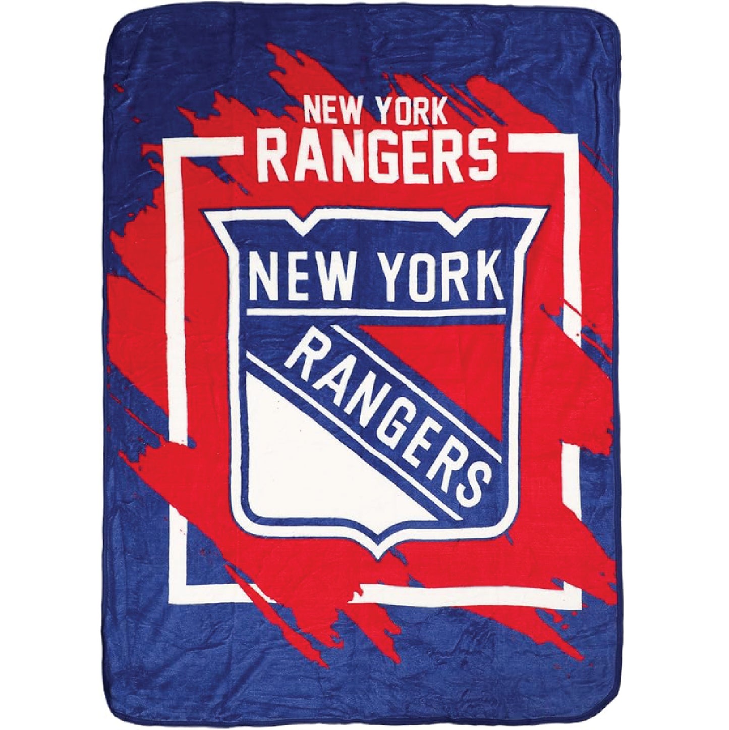 Northwest NHL New York Rangers Micro Raschel Throw Blanket, 46" x 60", Dimensional