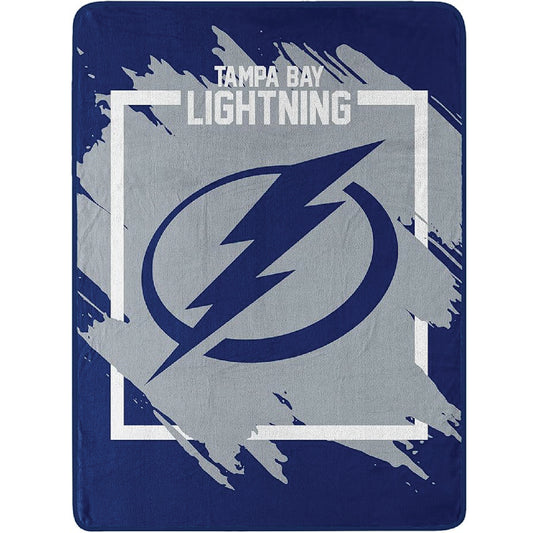 Northwest NHL Tampa Bay Lightning Micro Raschel Throw Blanket, 46" x 60", Dimensional