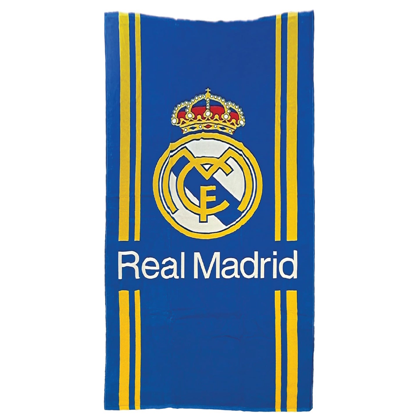 Real Madrid Officially Licensed Oversize Beach Towel | XL 34" x 64" | Soft, Absorbent & Vibrant Team Colors