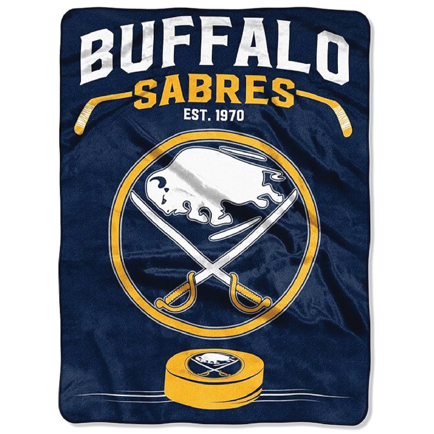 The Northwest Company NHL Buffalo Sabres Raschel Throw Blanket, 60" x 80", Inspired