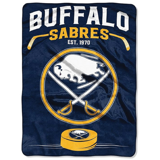 The Northwest Company NHL Buffalo Sabres Raschel Throw Blanket, 60" x 80", Inspired